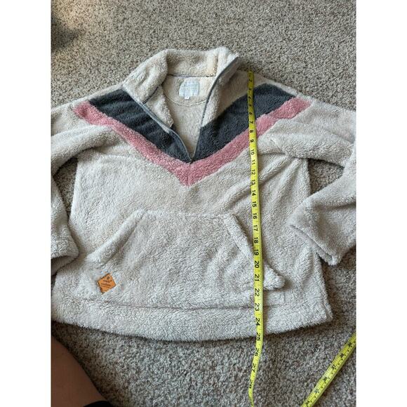 Simply Southern Sherpa 1/4 zip jacket/fleece, size Small - Picture 7 of 10